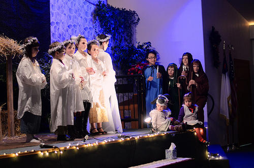 Our Christmas Play- the kids did a great job